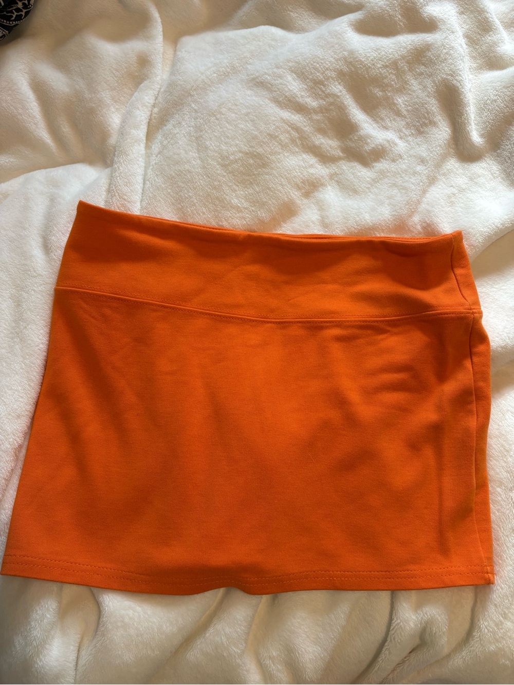 Urban Outfitters Women’s Orange Stretch Mini Skirt